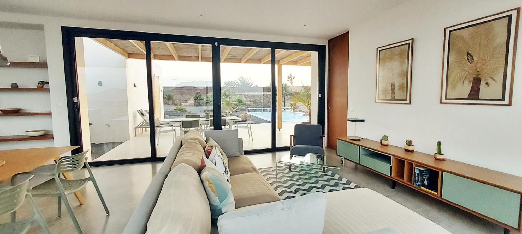 Villa Tabaiba en Lajares con Piscina Exterior foto