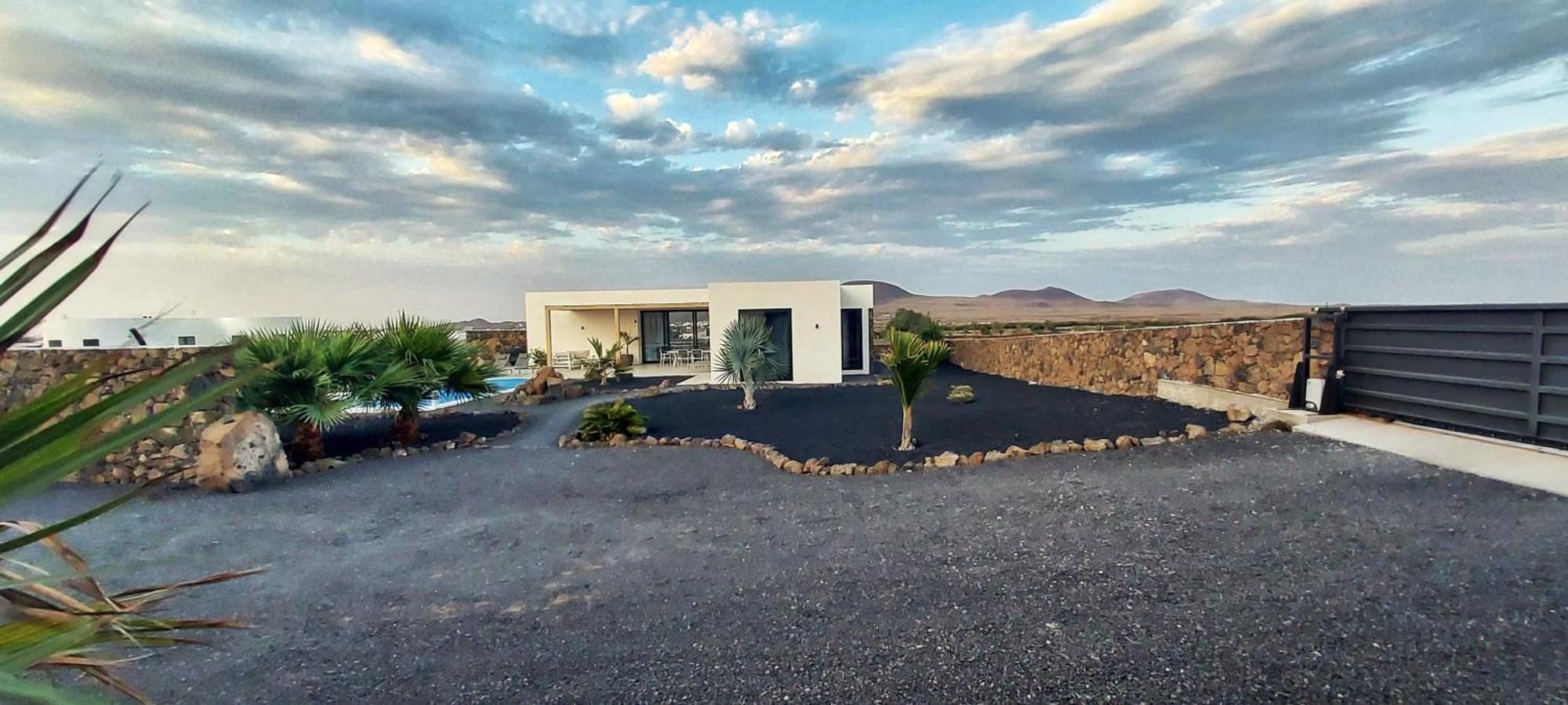 Villa Tabaiba en Lajares con Piscina Exterior foto