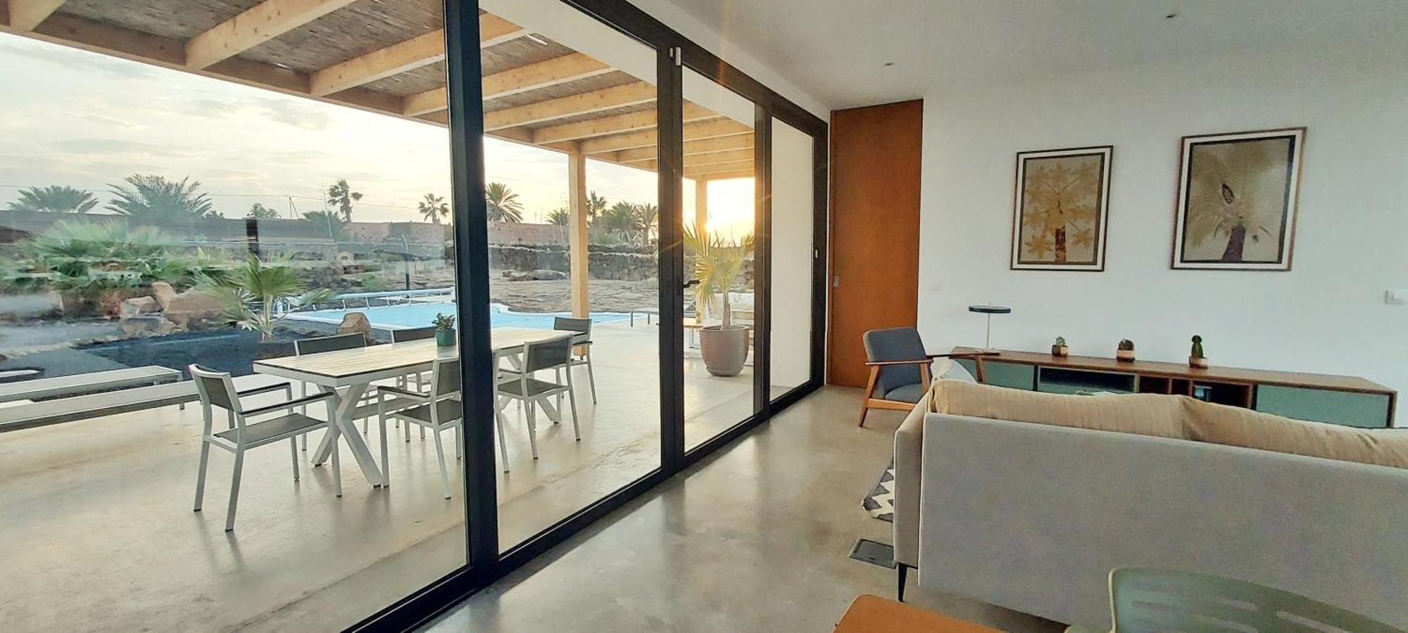 Villa Tabaiba en Lajares con Piscina Exterior foto
