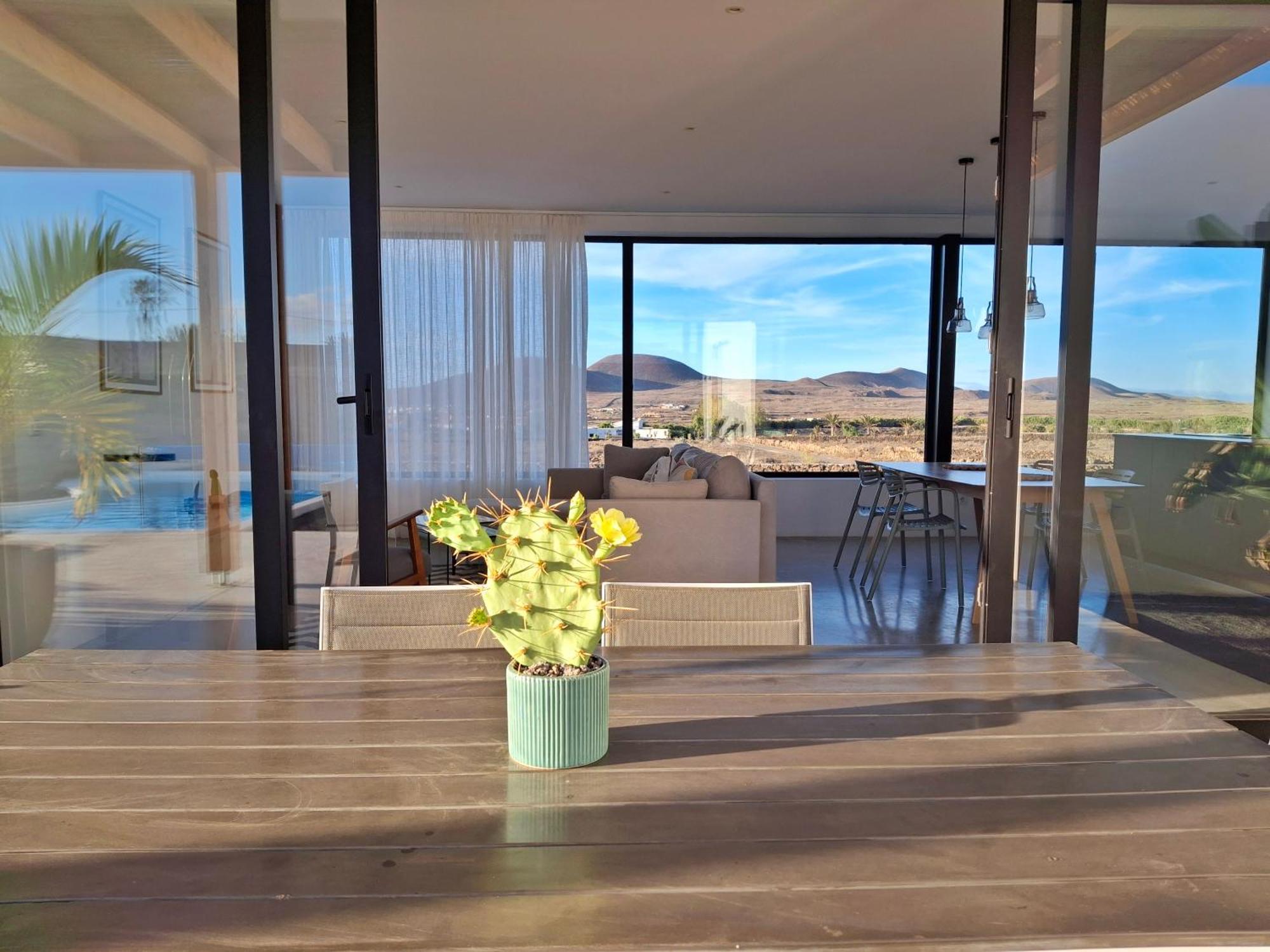 Villa Tabaiba en Lajares con Piscina Exterior foto